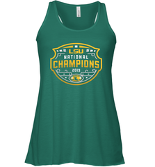 LSU Tigers College Football Playoff 2019 National Champions Encroachment Racerback Tank - KnowlegdeTee