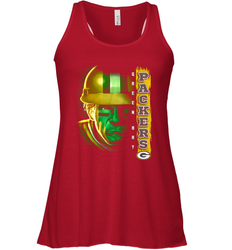 Green Bay Packers Franchise Black T Shirt Racerback Tank - KnowlegdeTee