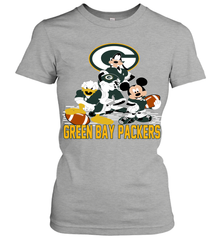 Mickey Donald Goofy Green Bay Packers Shirt Women's T-Shirt - KnowlegdeTee