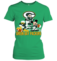 Mickey Donald Goofy Green Bay Packers Shirt Women's T-Shirt - KnowlegdeTee