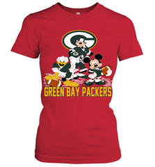 Mickey Donald Goofy Green Bay Packers Shirt Women's T-Shirt - KnowlegdeTee