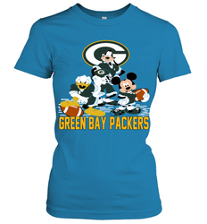 Mickey Donald Goofy Green Bay Packers Shirt Women's T-Shirt - KnowlegdeTee