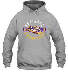 LSU Tigers College Football Playoff 2019 National Champions Schedule Fumble front Hoodie - KnowlegdeTee