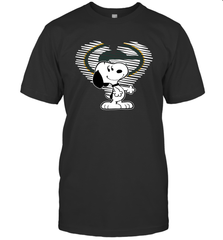 I Love Green Bay Packers Snoopy In My Heart Fan T-Shirt - KnowlegdeTee