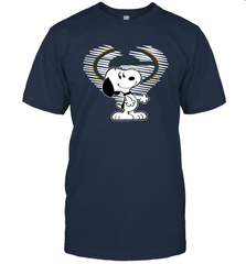 I Love Green Bay Packers Snoopy In My Heart Fan T-Shirt - KnowlegdeTee