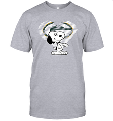I Love Green Bay Packers Snoopy In My Heart Fan T-Shirt - KnowlegdeTee