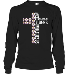 All i need today is LSU Tigers and a whole lot of jesus Long Sleeve T-Shirt - KnowlegdeTee