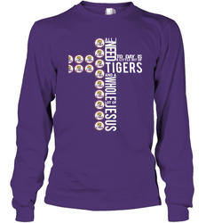 All i need today is LSU Tigers and a whole lot of jesus Long Sleeve T-Shirt - KnowlegdeTee
