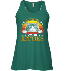 Vintage Show Me Your Kitties Shirt Racerback Tank - KnowlegdeTee