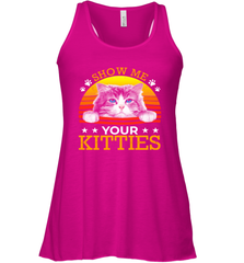Vintage Show Me Your Kitties Shirt Racerback Tank - KnowlegdeTee