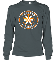 Houston Astros Asterisks Shirt Long Sleeve T-Shirt - KnowlegdeTee