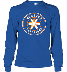 Houston Astros Asterisks Shirt Long Sleeve T-Shirt - KnowlegdeTee