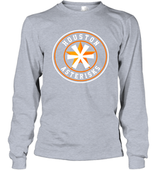 Houston Astros Asterisks Shirt Long Sleeve T-Shirt - KnowlegdeTee
