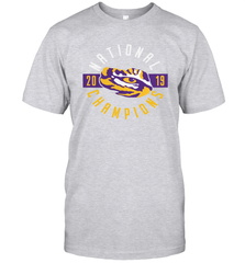 LSU Tigers College Football Playoff 2019 National Champions Schedule Fumble front T-Shirt - KnowlegdeTee