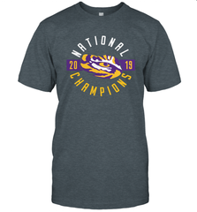 LSU Tigers College Football Playoff 2019 National Champions Schedule Fumble front T-Shirt - KnowlegdeTee