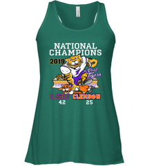 LSU Tigers College Football Playoff 2019 National Champions Score Racerback Tank - KnowlegdeTee