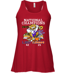 LSU Tigers College Football Playoff 2019 National Champions Score Racerback Tank - KnowlegdeTee