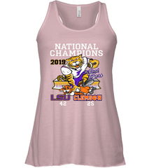 LSU Tigers College Football Playoff 2019 National Champions Score Racerback Tank - KnowlegdeTee
