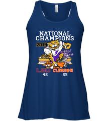 LSU Tigers College Football Playoff 2019 National Champions Score Racerback Tank - KnowlegdeTee