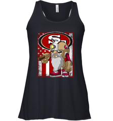 San Francisco 49ers Mascot USA Flag Racerback Tank - KnowlegdeTee