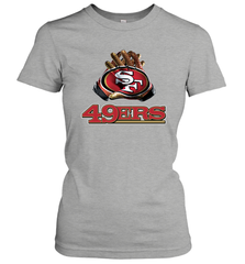 San Francisco 49ers NFL Gloves Fan Gifts Women's T-Shirt - KnowlegdeTee