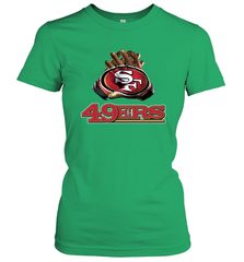 San Francisco 49ers NFL Gloves Fan Gifts Women's T-Shirt - KnowlegdeTee