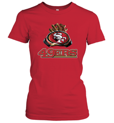 San Francisco 49ers NFL Gloves Fan Gifts Women's T-Shirt - KnowlegdeTee