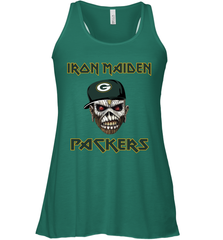 Green Bay Packers Iron Maiden Heavy Metal Football Racerback Tank - KnowlegdeTee