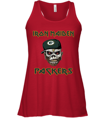 Green Bay Packers Iron Maiden Heavy Metal Football Racerback Tank - KnowlegdeTee