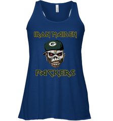 Green Bay Packers Iron Maiden Heavy Metal Football Racerback Tank - KnowlegdeTee