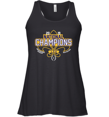 LSU Tigers Blue 84 College Football Playoff 2019 National Champions Racerback Tank - KnowlegdeTee