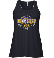 LSU Tigers Blue 84 College Football Playoff 2019 National Champions Racerback Tank - KnowlegdeTee