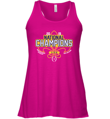 LSU Tigers Blue 84 College Football Playoff 2019 National Champions Racerback Tank - KnowlegdeTee