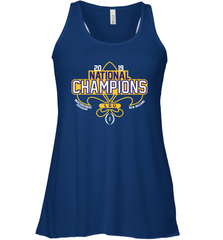 LSU Tigers Blue 84 College Football Playoff 2019 National Champions Racerback Tank - KnowlegdeTee