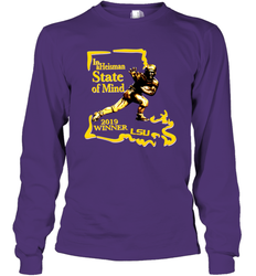 Joe Burrow Heisman LSU Shirt Long Sleeve T-Shirt - KnowlegdeTee