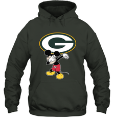 Dabbing Mickey Flippin' Love Green Bay Packers Football Hoodie - KnowlegdeTee
