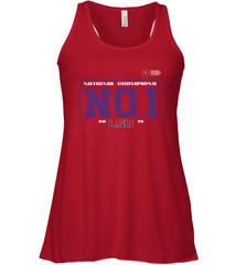 LSU Tigers College Football Playoff 2019 National Champions No1 Vintage Racerback Tank - KnowlegdeTee
