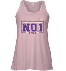 LSU Tigers College Football Playoff 2019 National Champions No1 Vintage Racerback Tank - KnowlegdeTee