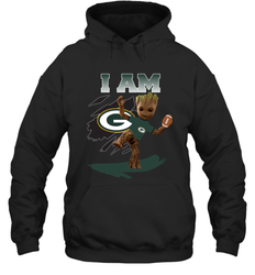 I am Green Bay Packers Groot Shirt For Fans Hoodie - KnowlegdeTee