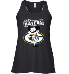 GREEN BAY PACKERS Hey Haters Mickey Mouse Racerback Tank - KnowlegdeTee