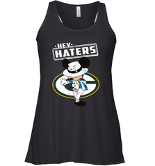 GREEN BAY PACKERS Hey Haters Mickey Mouse Racerback Tank - KnowlegdeTee