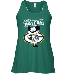 GREEN BAY PACKERS Hey Haters Mickey Mouse Racerback Tank - KnowlegdeTee
