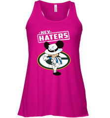 GREEN BAY PACKERS Hey Haters Mickey Mouse Racerback Tank - KnowlegdeTee