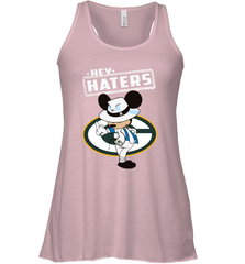 GREEN BAY PACKERS Hey Haters Mickey Mouse Racerback Tank - KnowlegdeTee
