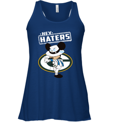 GREEN BAY PACKERS Hey Haters Mickey Mouse Racerback Tank - KnowlegdeTee