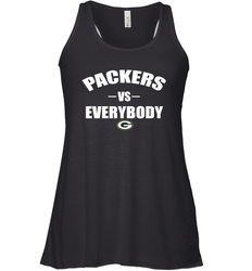 Green Bay Packers Vs Everybody Fan Gift Racerback Tank - KnowlegdeTee