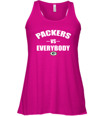Green Bay Packers Vs Everybody Fan Gift Racerback Tank - KnowlegdeTee