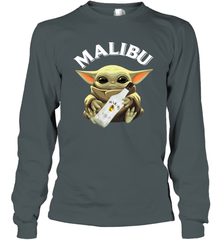 Baby Yoda Hug Malibu Shirt Long Sleeve T-Shirt - KnowlegdeTee