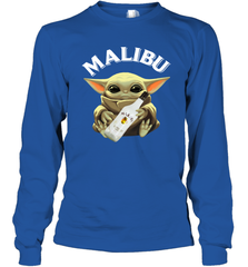 Baby Yoda Hug Malibu Shirt Long Sleeve T-Shirt - KnowlegdeTee