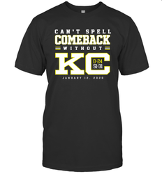 Can't Spell Comeback Without KC Kansas City Chiefs Shirt T-Shirt - KnowlegdeTee